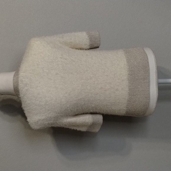 DECREE Cream/Gold Fleck Cardigan Soft Sweater Size XL - Picture 5 of 10